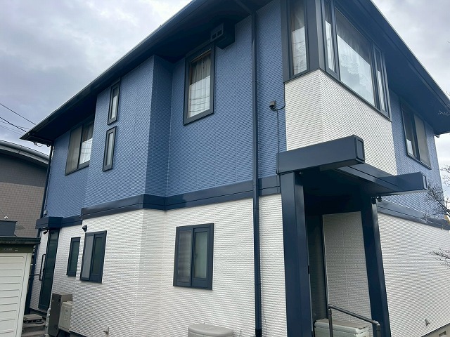 南アルプス市　屋根外壁塗装工事　完工写真